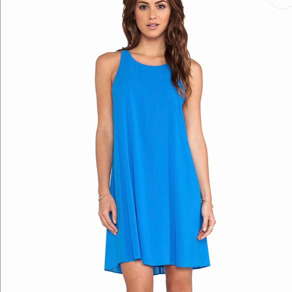 Alice + Olivia Audry Twisted Y Back Dress